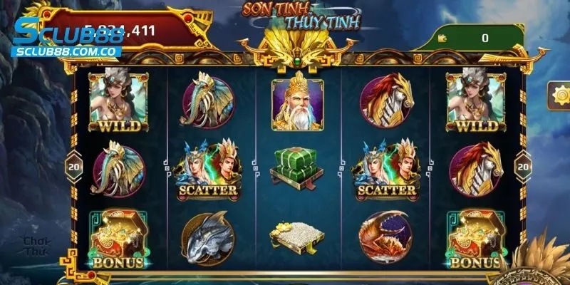 Giới thiệu game nổ hũ Sơn Tinh Thủy Tinh SCLUB88