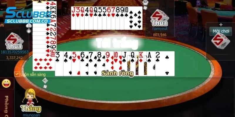 Khi may mắn mỉm cười thắng trắng tiến lên miền Nam